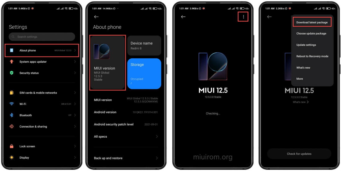 How to download latest package on Mi