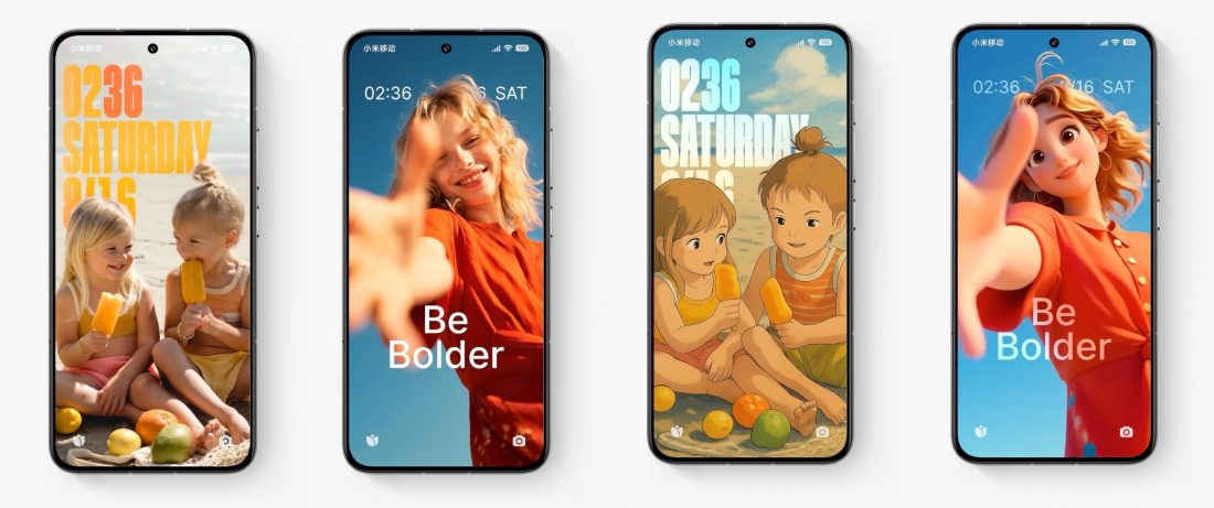 Hyperos 3 AI-based lock screen