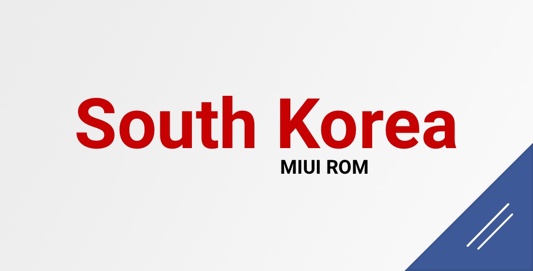 South Korea MIUI ROM