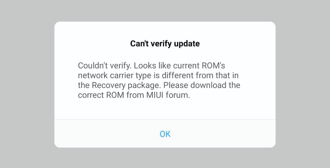 Looks like current ROMs network carrier type