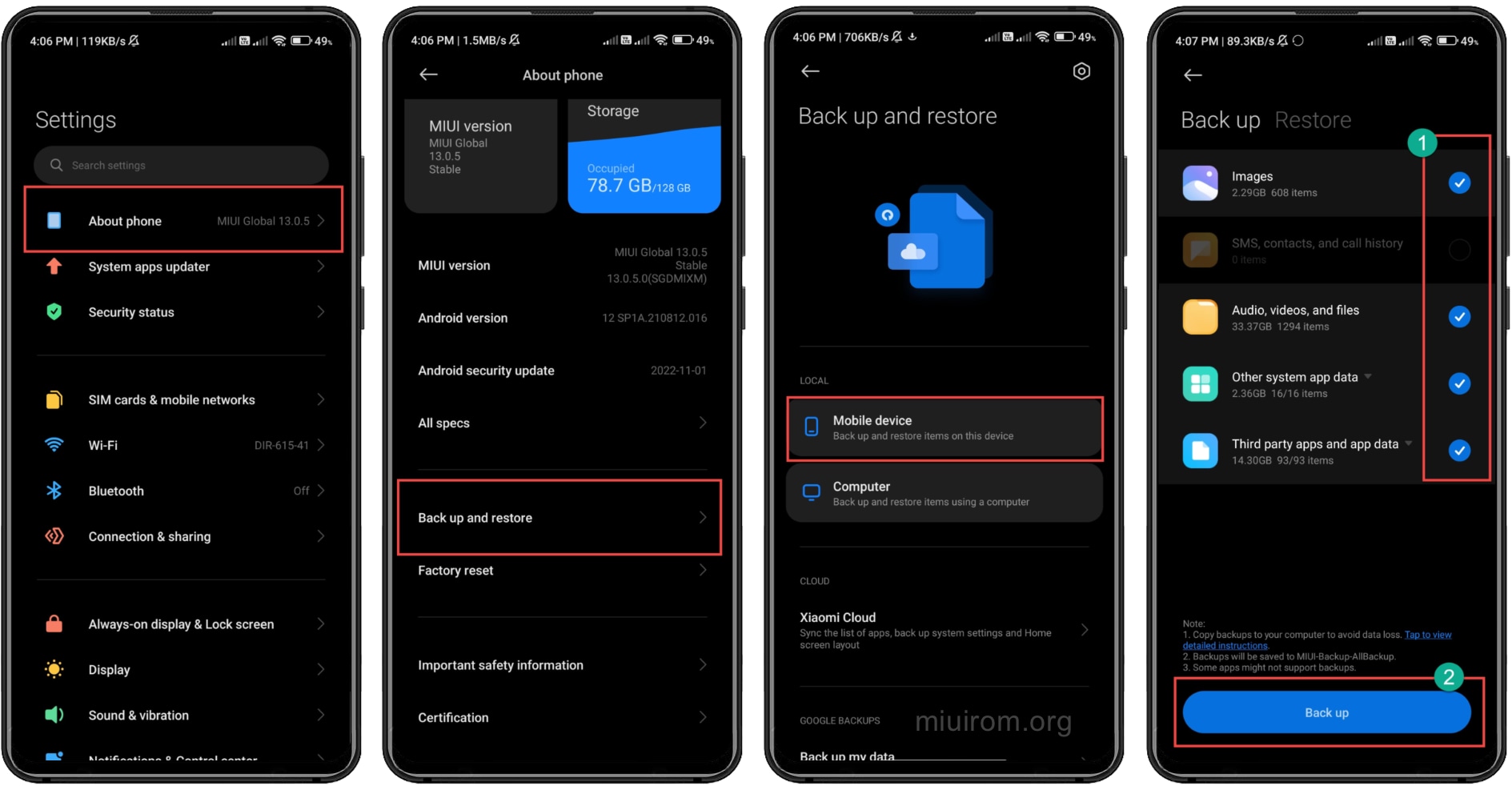How To Backup Data On A Xiaomi Smartphone